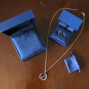 Missoma Sterling Silver Leo Engraved & Star Studs